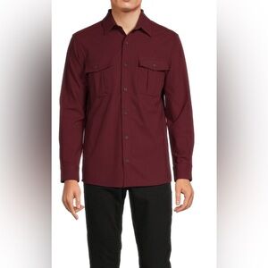 NWT Rowm The Lodge Collection Long Sleeve Brushed Solid Button Down Shirt, 2XB